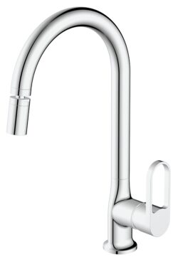 Смеситель "Harbor" д/кухни с аэратором на шарнире, R-излив, арт. HR519AR