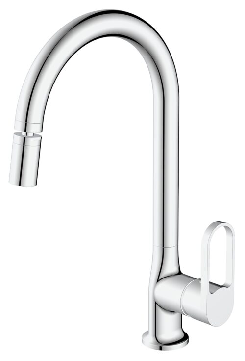 Смеситель "Harbor" д/кухни с аэратором на шарнире, R-излив, арт. HR519AR