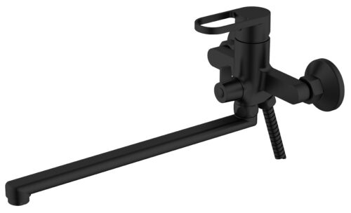 Смеситель "Harbor Black" д/ван., с изл. 331 мм, с акс., арт. HR31B