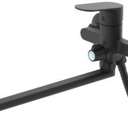 Смеситель "Shore Black" д/ван., с изл. 331 мм, с акс., арт. SHR31B