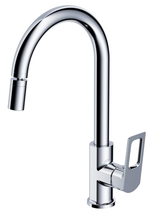 Смеситель "Surf" д/кухни c аэратором на шарнире, R-излив, арт. SF519AR