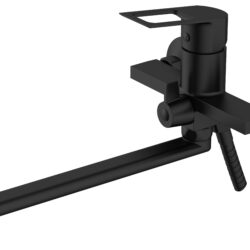 Смеситель "Surf Black" д/ван., с изл. 321 мм, с акс., арт. SF31B