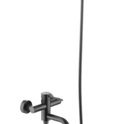 Смеситель "Vessel" д/ван, кор/изл, с акс, арт. VSL54GM,темно-серый