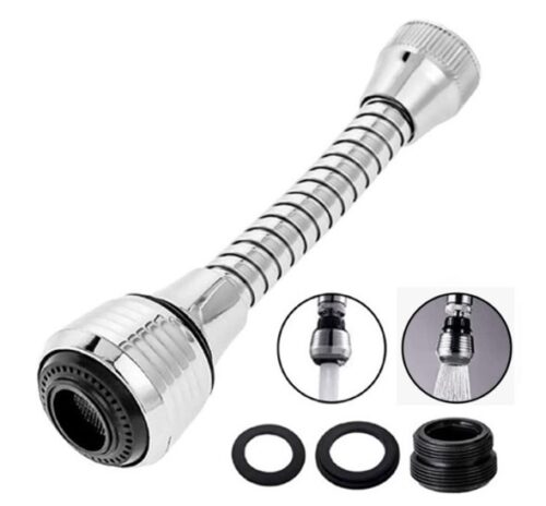 Насадка Колокол,2реж.,нерж.сталь,на шланге 145мм,с переходником,VODA