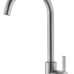 Смеситель для кухни,  высокий излив, нерж., арт. K 55