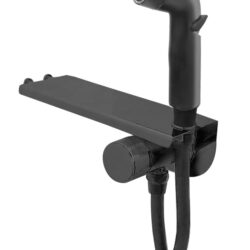 Смеситель "Bangkok Black" скрытого монтажа с гиг. душем, арт. SMHBGB