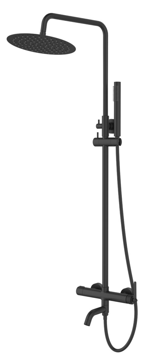 Душевая система со смесителем "Bangkok Black", арт. ST250BGB