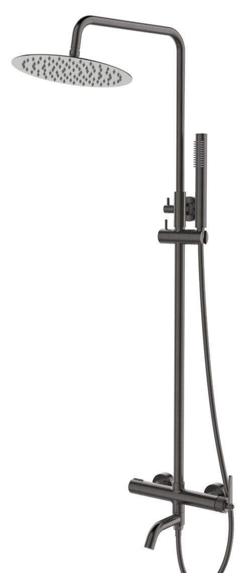 Душевая система со смесителем "Bangkok Gun metal", арт. ST250BGGM