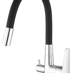 См-ль "Coral" д/кухни с подключением к фильтру, черный, арт. CL 03 B