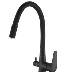 См-ль "Coral" д/кухни с подключением к фильтру, черный, арт. CL 03 B Total