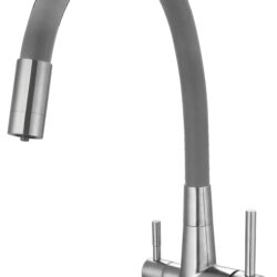 См-ль "Coral" д/кухни с подключением к фильтру, нерж., серый, арт. CL 03 G