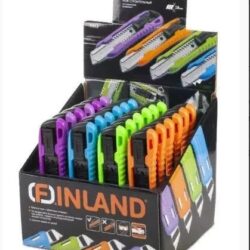 Нож строительный с лезвием 18 мм Finland (1 кор/24шт) продаются коробкой 24 шт