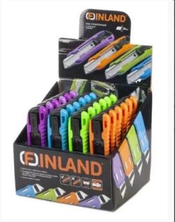 Нож строительный с лезвием 18 мм Finland (1 кор/24шт) продаются коробкой 24 шт