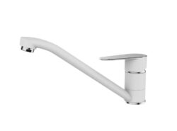 Смеситель "Snow white" для кухни, поворот. излив 250мм, арт.SW 05W