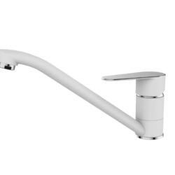 Смеситель "Snow white" для кухни, поворот. излив 250мм, арт.SW 05 W