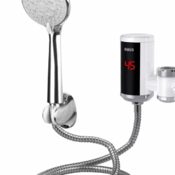 Электрический проточный водонагреватель с душевой лейкой «Oasis» NW