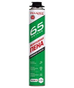 Пена монтажная REALIST PRO Green 65л