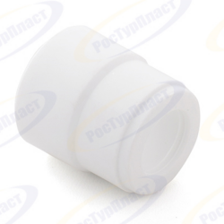 Муфта переходная PPR внутреннее/наружное присоединение 160х125, PN25 белый, РТП, 16083, (уп 6/1)