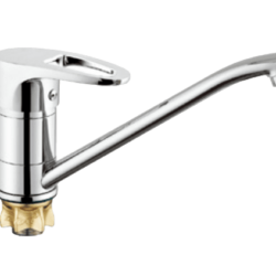 PDF4-A180, см-ль для кух. мойки с пов.плоским изливом 250мм, ø40, гайка (корона)