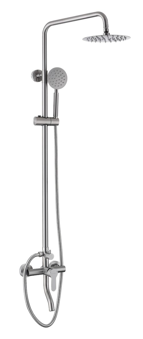 Душевая система со смесителем Vessel satin арт. VST3000S VODA Душевая система со смесителем Vessel satin арт. VST3000S VODA