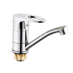 PDF4-В180, см-ль для кух. мойки с пов.плоским изливом 150мм, ø40, гайка (корона)