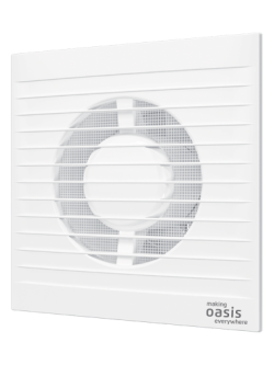 Электровентилятор осевой канальный бытовой "making Oasis everywhere" Modern 100/90
