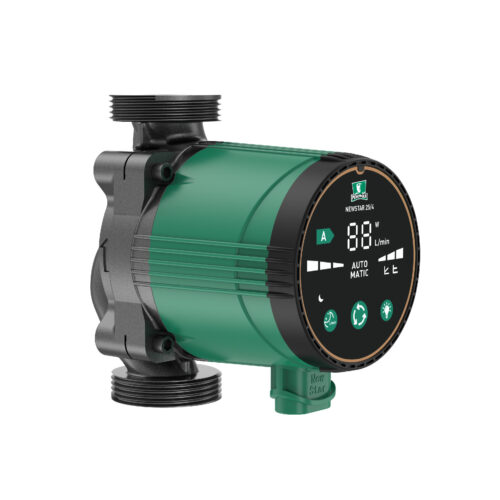 Циркуляционный насос PUMPMAN NEWSTAR25/6-130(частот.,автонастр., 5-45Вт, 6м,55л/мин, 130мм, гайки)