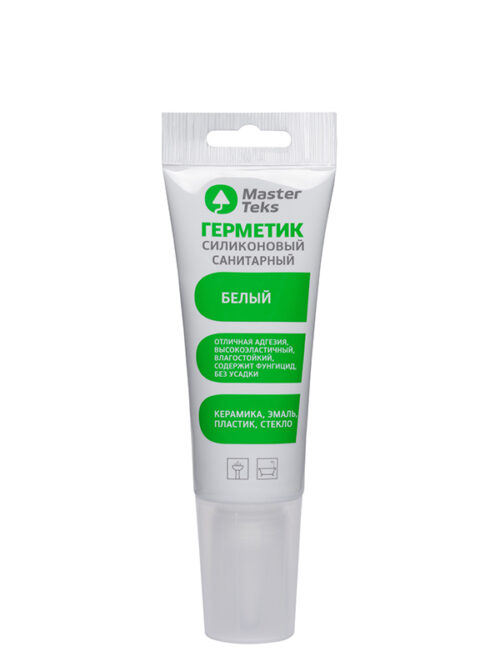 MasterTeks PM герметик силиконовый санитарный 40 мл белый