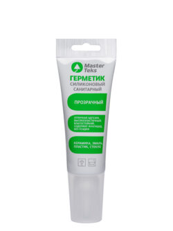 MasterTeks PM герметик силиконовый санитарный 40 мл прозрачный