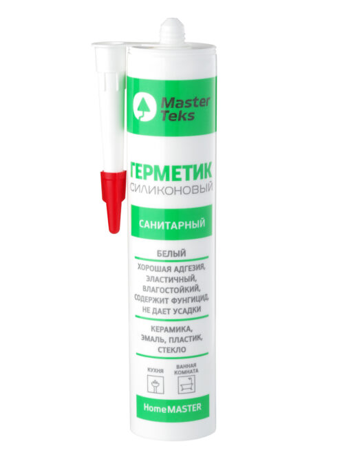 MasterTeks HM герметик силиконовый санитарный 260 мл белый