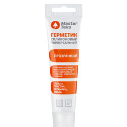 MasterTeks PM герметик силиконовый универсальный 80 мл прозрачный
