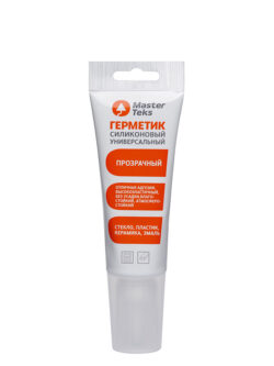 MasterTeks PM герметик силиконовый универсальный 40 мл прозрачный