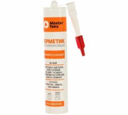 MasterTeks HM герметик силиконовый универсальный 260 мл белый