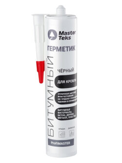 MasterTeks PM герметик битумный для кровли 260 мл черный