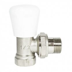 Клапан регулирующий угловой для радиатора STI 1/2