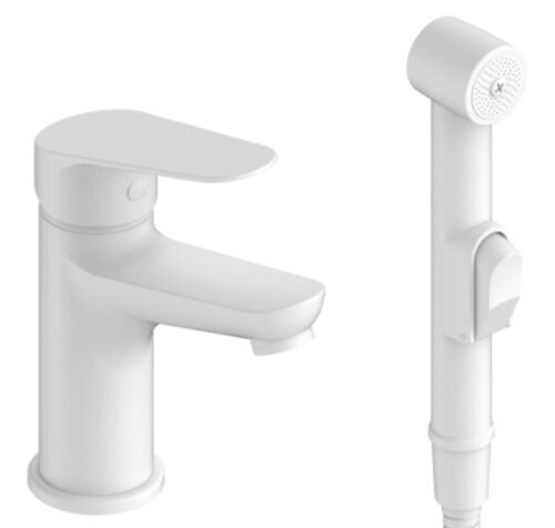 См-ль "Kazan white" с гигиен. душем, с акс., арт. KZ27HW См-ль "Kazan white" с гигиен. душем, с акс., арт. KZ27HW