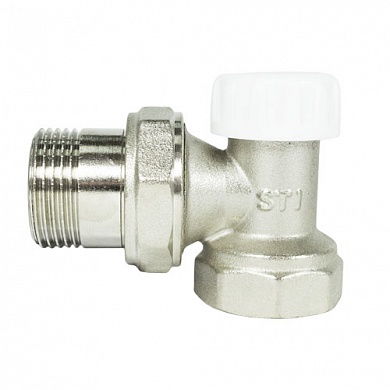 Клапан запорный угловой STI 1/2" Клапан запорный угловой STI 1/2"
