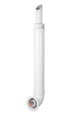 ROMMER Комплект дымохода (коаксиальный) СТАНДАРТ УНИВЕРСАЛЬНЫЙ 60/100 - 900мм