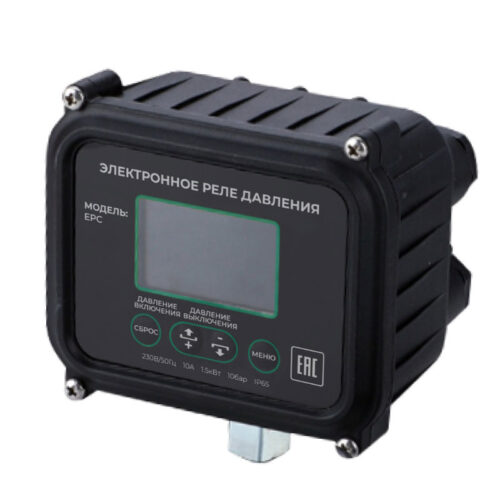 Контроллер давления PUMPMAN EPC(1.5кВт, 16А, старт давл.0,5-0,9 бар, макс давл. 10 ба Контроллер давления PUMPMAN EPC(1.5кВт, 16А, старт давл.0,5-0,9 бар, макс давл. 10 ба