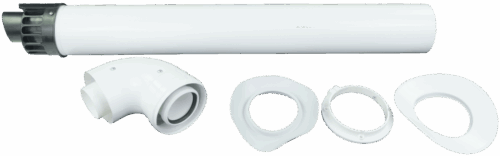 GROPPALLI Комплект коаксиальный горизонтальный Ø 60/100 для конденсационных котлов A03.008.000297.2