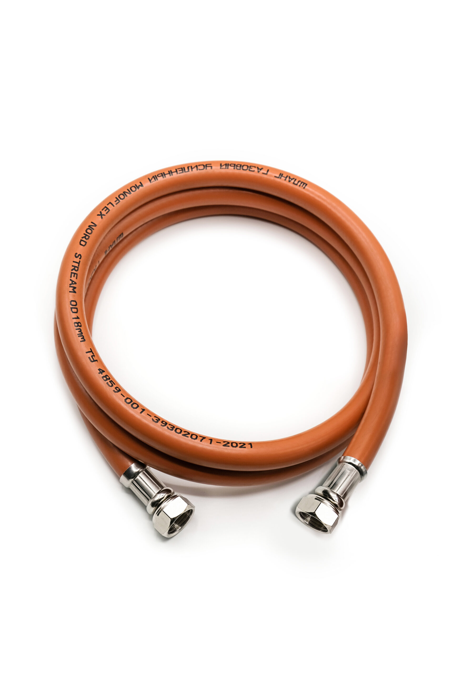 3,5 м Шланг д/газа ПВХ Monoflex NS ОРАНЖЕВЫЙ 1/2в-1/2в (пакет)