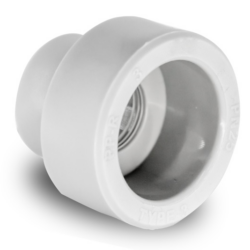 Муфта переходная PPR внутреннее/внутреннее 90х32, PN25 белый, РТП, 28127 (уп40/4)