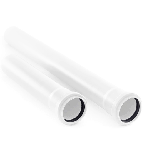 Труба ELITE МК ПП 32х1,8х500, белый,РТП