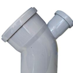 Отвод левый ВК ПП 110/50х45, 45°(фронт-тыл) короб, серый,РТП 51558 (40/1)