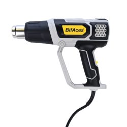 AHG-2000-D Фен строительный сетевой с ЖК дисплеем BifAces AHG-2000Вт 10шт/кор