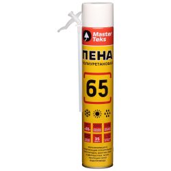 Пена монтажная бытовая MASTERTEKS 65, всесезонная